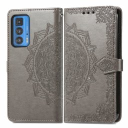 ART Pénztárca borító 20 Motorola Edge Pro ORNAMENT szürke