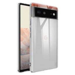 Szilikon borító Google Pixel 6 Pro átlátszó
