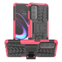 STAND Extra strapabíró burkolat Motorola Edge 2021 rózsaszín