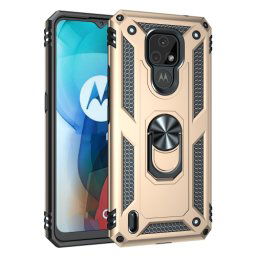RING Védőtok Motorola Moto E7 aranyhoz
