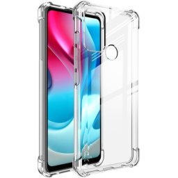 IMAK Szilikon védőburkolat + Motorola Moto G60s átlátszó fólia