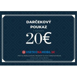 AJÁNDÉKUTALVÉNY - ÉRTÉKE 20 €