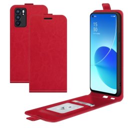 Oppo Reno6 5G piros összecsukható tok