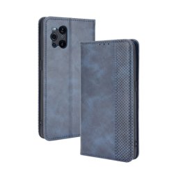 BUSINESS pénztárca borító Oppo Find X3 Pro 5G kék