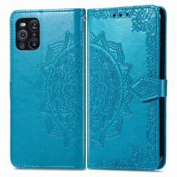 ART Wallet Cover Oppo Find X3 Pro 5G ORNAMENT kék