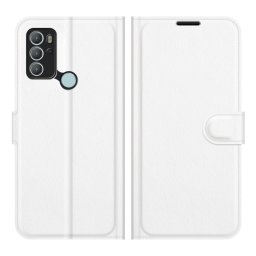 LITCHI Védőburkolat Motorola Moto G60s fehér