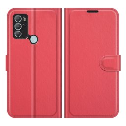 LITCHI Védőburkolat Motorola Moto G60s piros
