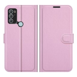LITCHI Védőburkolat Motorola Moto G60s rózsaszín