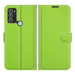 LITCHI Védőburkolat Motorola Moto G60s zöld