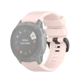 Szilikon pánt Garmin Fenix 3 / 3HR / 5X / 5 Plus / 6X / 6X Pro világos rózsaszín