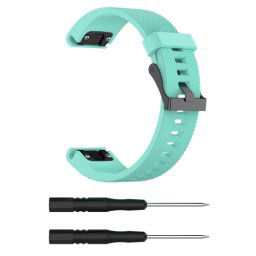 SZILIKON pánt Garmin Fenix 5S / 5S Plus / 6S világoszöld