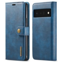 DG.MING Wallet tok 2 az 1-ben Google Pixel 6 Pro kék