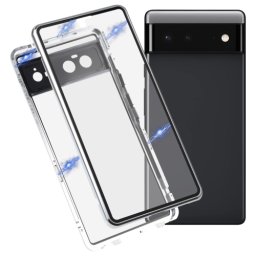 Mágneses borító 360 a Google Pixel 6 ezüsthöz