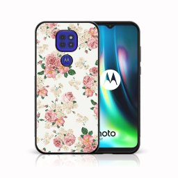 PROTEMIO MY ART szilikon borítás Motorola Moto G9 Play / E7 Plus PINK ROSES (016)