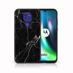 PROTEMIO MY ART szilikon borítás Motorola Moto G9 Play / E7 Plus BLACK MARBLE (142)