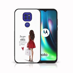 PROTEMIO MY ART szilikon borítás Motorola Moto G9 Play / E7 Plus RED DRESS (137)