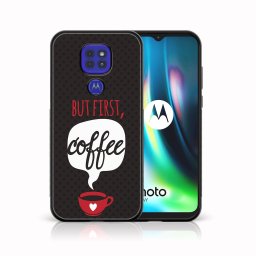 PROTEMIO MY ART szilikon borítás Motorola Moto G9 Play / E7 Plus COFFEE (056)