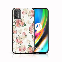 PROTEMIO MY ART szilikon borító Motorola Moto G9 Plus PINK ROSES (016)
