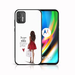 PROTEMIO MY ART szilikon borítás Motorola Moto G9 Plus RED DRESS (137)