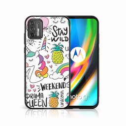 PROTEMIO MY ART szilikon borítás Motorola Moto G9 Plus UNICORN (063)