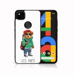 PROTEMIO MY ART szilikon borító Google Pixel 4a BEAR (008)