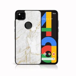 PROTEMIO MY ART szilikon borító Google Pixel 4a WHITE STONE (011)