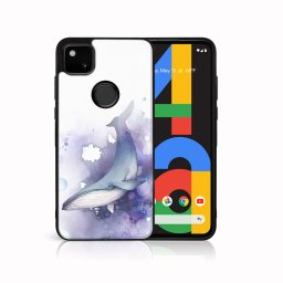 PROTEMIO MY ART szilikon borító Google Pixel 4a WHALE (032)