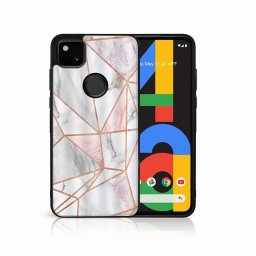 PROTEMIO MY ART szilikon borítás Google Pixel 4a PINK MARBLE (143)