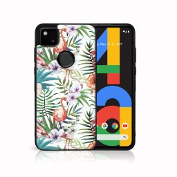 PROTEMIO MY ART szilikon borító Google Pixel 4a FLAMINGOS (009)