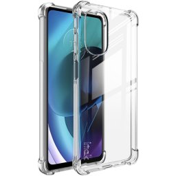 IMAK Szilikon védőburkolat + fólia Motorola Moto G51 5G átlátszó