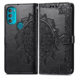 Pénztárcahuzat Motorola Moto ART 5G ORNAMENT fekete