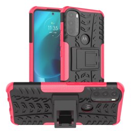 STAND Extra strapabíró burkolat Motorola Moto G71 5G rózsaszín