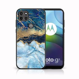 PROTEMIO MY ART szilikon borítás Motorola Moto G9 Power BLUE MARBLE (141)