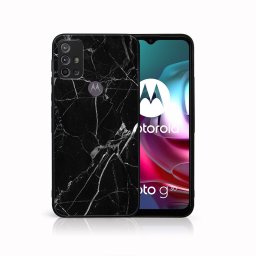 PROTEMIO MY ART szilikon borítás Motorola Moto G10 / G20 / G30 BLACK MARBLE (142)