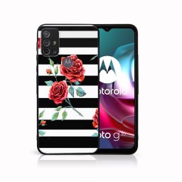 PROTEMIO MY ART szilikon borítás Motorola Moto G10 / G20 / G30 BLACK - WHITE (034)