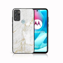PROTEMIO MY ART Szilikon borítás Motorola Moto G60s WHITE STONE (011)