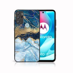 PROTEMIO MY ART szilikon borítás Motorola Moto G60s BLUE MARBLE (141)