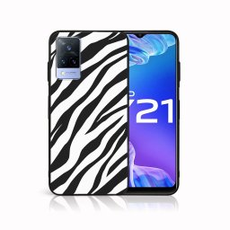 PROTEMIO MY ART szilikon borítás Vivo Y21 / Y21s / Y33s ZEBRA (049)