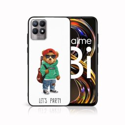 PROTEMIO MY ART szilikon tok Realme 8i BEAR (008)