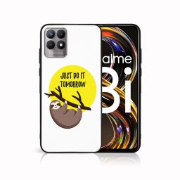 PROTEMIO MY ART szilikon tok Realme 8i SLOTH (010)