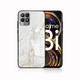 PROTEMIO MY ART szilikon borítás Realme 8i WHITE STONE (011)