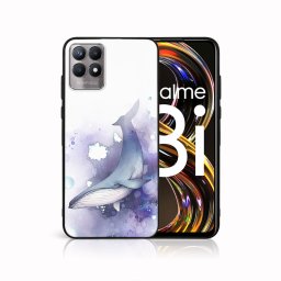 PROTEMIO MY ART szilikon tok Realme 8i WHALE (032)