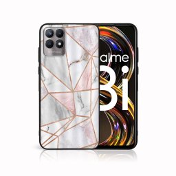 PROTEMIO MY ART szilikon huzat Realme 8i PINK MARBLE (143)