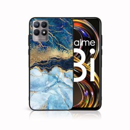 PROTEMIO MY ART szilikon huzat Realme 8i BLUE MARBLE (141)