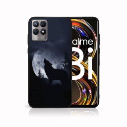 PROTEMIO MY ART szilikon tok Realme 8i WOLF (044)