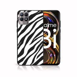 PROTEMIO MY ART szilikon tok Realme 8i ZEBRA (049)