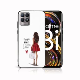 PROTEMIO MY ART szilikon tok Realme 8i RED DRESS (137)