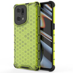 HONEYCOMB Oppo Find X5 Pro védőhuzat zöld