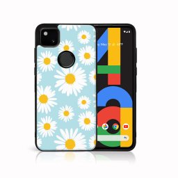 PROTEMIO MY ART szilikon borító a Google Pixel 4a CAMOMILE telefonhoz (124)