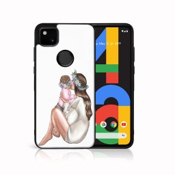 PROTEMIO MY ART szilikon borítás Google Pixel 4a BABY GIRL (111) telefonhoz